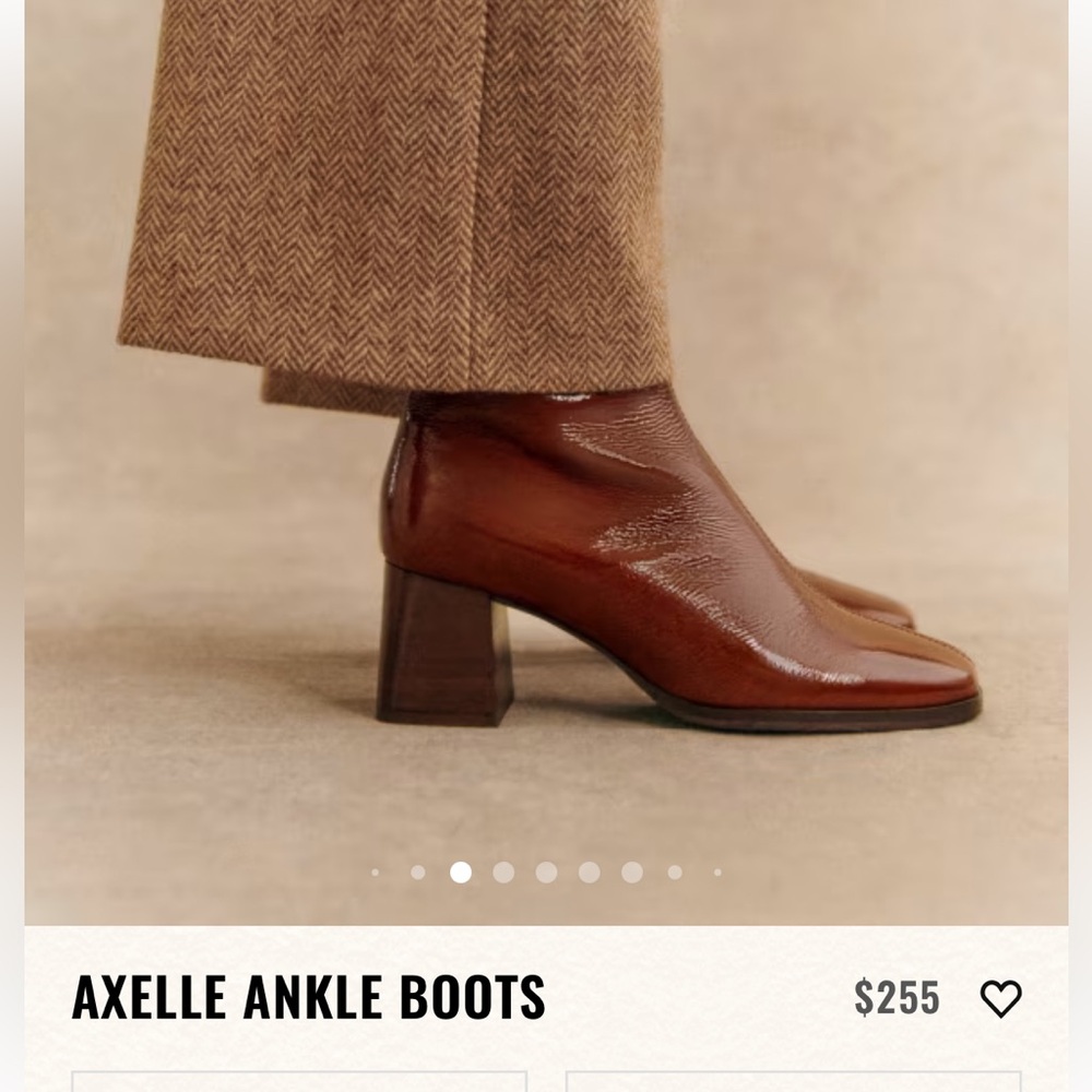 Sezane Axelle Ankle Boots size 40
